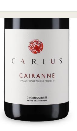 Grandes Serres Carius Cairanne Rhone Frankreich 2016 – Lebensmittelkennzeichnung hier klicken