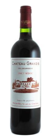 Château Grandis Haut-Médoc Cru Bourgeois Frankreich 2015 - Lebensmittelkennzeichnung hier klicken