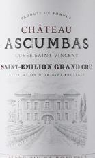 Chateau Ascumbas Saint-Émilion Grand Cru Cuvée 2016 -  Lebensmittelkennzeichnung hier klicken
