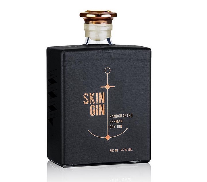 Skin Gin Edition Schwarz-Grau Deutschland 0,5l - Lebebsmittelkennzeichnun hier klicken