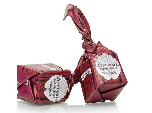 Mini Trüffelpralinen Italien - Dolce d´Alba extra dunkle Schokolade, 200 g